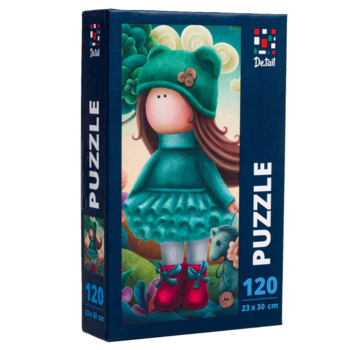 Пазли De.tail Лялька з конем, 120 елементів (DT100-03) - Pampik