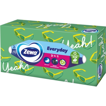 Серветки Zewa Everyday двошарові, 100 шт. - Pampik
