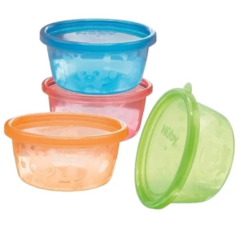 Набор контейнеров Nuby, 240 мл, 4 шт. (NV0506001) - Pampik