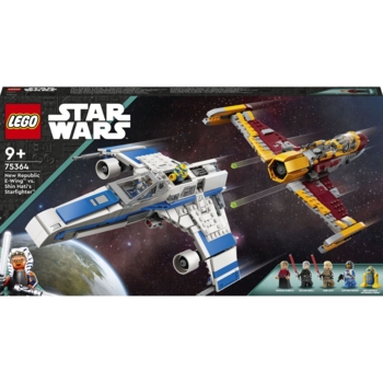 Конструктор LEGO Star Wars™ Винищувач Нової Республіки "E-Wing" проти Зоряного винищувача Шин Хаті, 1056 деталей (75364) - Pampik