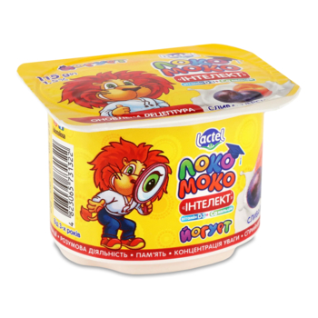 Йогурт Локо Моко Інтелект Слива-персик 1,5%, 115 г - Pampik