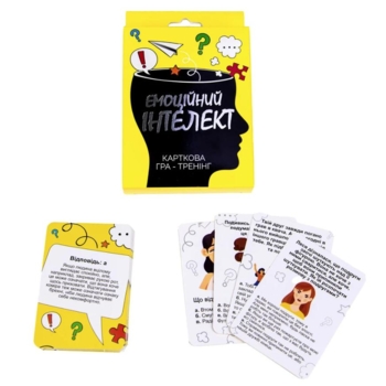 Карточная игра Strateg Эмоциональный интелект, укр. язык (30237) - Pampik - 2