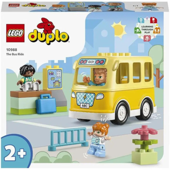 Конструктор LEGO DUPLO Поїздка автобусом, 16 деталей (10988) - Pampik