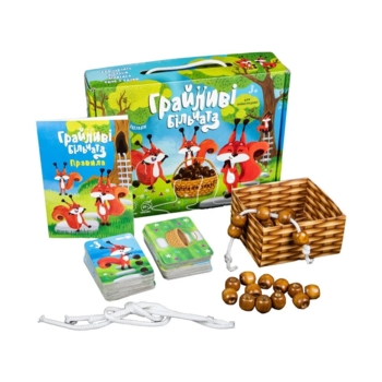 Настільна гра Strateg Грайливі більчата, укр. мова (30852) - Pampik - 2