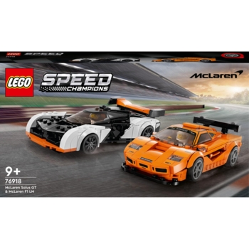 Конструктор LEGO Speed ​​Champions McLaren Solus GT та McLaren F1 LM, 581 деталь (76918) - Pampik