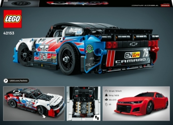 Конструктор LEGO Technic NASCAR Next Gen Chevrolet Camaro ZL1, 672 деталей (42153) - Pampik - 9