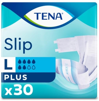 Підгузки для дорослих Tena Slip Plus Large, 30 шт. - Pampik