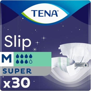 Підгузки для дорослих Tena Slip Super Medium, 30 шт. - Pampik