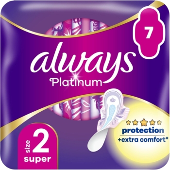 Гигиенические прокладки Always Platinum Super Single, 7 шт. - Pampik