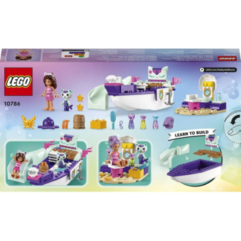 Конструктор LEGO Gabby's Dollhouse Корабель та спа Габбі та Нявки, 88 деталей (10786) - Pampik - 2