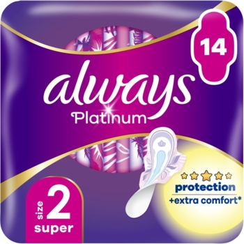 Гигиенические прокладки Always Platinum Super Duo, 14 шт. - Pampik