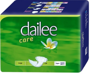 Підгузки для дорослих Dailee Саге Super Large, що дихають, 30 шт. - Pampik