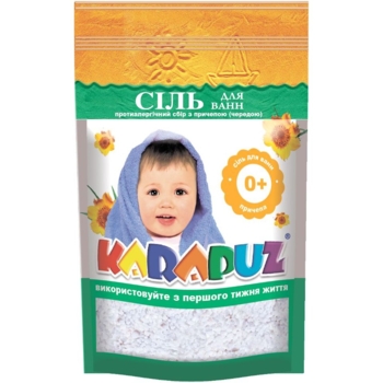 Детская морская соль для ванн Карапуз Череда, 500 г - Pampik