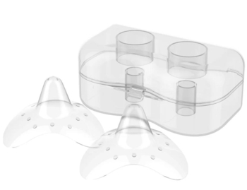 Силиконовые накладки на соски BabyOno Natural Nursing, размер М (823/M) - Pampik - 5