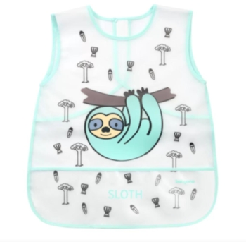 Нагрудник BabyOno Creative Baby Ленивец, мятный (840) - Pampik