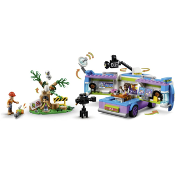 Конструктор LEGO Friends Фургон редакції новин, 446 деталей (41749) - Pampik - 7