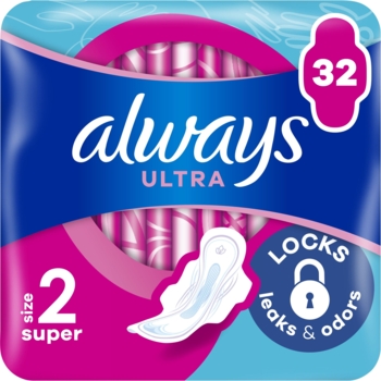 Гігієнічні прокладки Always Ultra Super, 32 шт. - Pampik