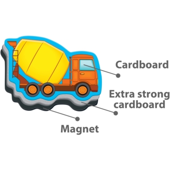 Магнитный набор Roter Kafer Транспорт с доской (RK2090-04) - Pampik - 5