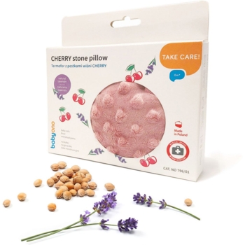 Грелочка BabyOno з кісточок вишні та ароматом лаванди, рожевий (796/01) - Pampik