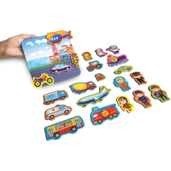 Магнитный набор Roter Kafer Транспорт с доской (RK2090-04) - Pampik - 2