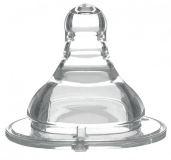 Соска антиколиковая BabyOno для бутылочек с широким отверстием, 6+, для каши (1207) - Pampik