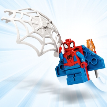 Конструктор LEGO Marvel Spidey Сутичка Халка з Носорогом на вантажівках, 110 деталей (10782) - Pampik - 7