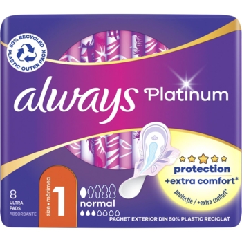 Гігієнічні прокладки Always Platinum Normal Single, 8 шт. - Pampik - 2