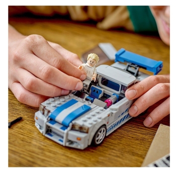 Конструктор LEGO Speed ​​Champions "Подвійний форсаж" Nissan Skyline GT-R (R34), 319 деталей (76917) - Pampik - 6