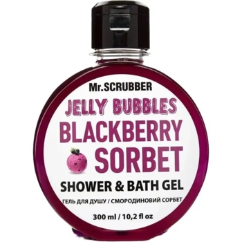 Гель для душу Mr.Scrubber Jelly Bubbles Blackberry Sorbet, 300 мл - Pampik