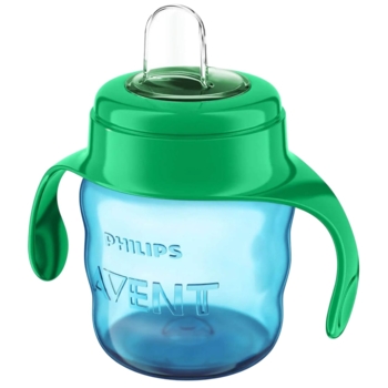 Чашка-непроливайка Philips Avent з м'яким носиком, 6+ міс, блакитний, 200 мл (SCF551/05) - Pampik - 2
