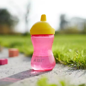 Чашка-непроливайка з твердим носиком Philips Avent, 18+ міс, рожевий, 300 мл (SCF804/04) - Pampik - 4