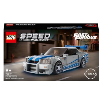 Конструктор LEGO Speed ​​Champions "Подвійний форсаж" Nissan Skyline GT-R (R34), 319 деталей (76917) - Pampik - 10