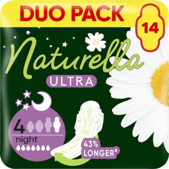 Гігієнічні прокладки Naturella Ultra Night Camomile, 14 шт. - Pampik