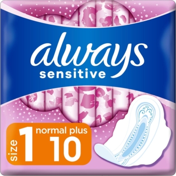 Прокладки гигиенические Always Sensitive Normal Plus, 10 шт. - Pampik