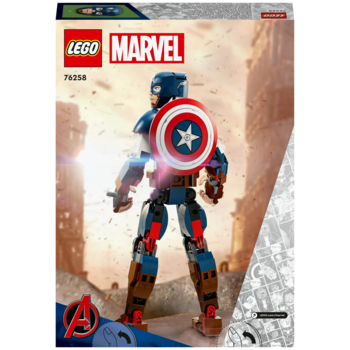 Конструктор LEGO Marvel Фігурка Капітана Америка для складання, 310 деталей (76258) - Pampik - 2