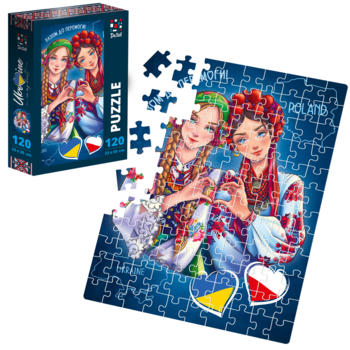 Пазли De.tail Україна та Польща, 120 елементів (DT100-16) - Pampik - 4