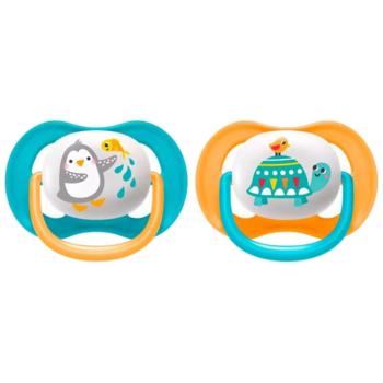 Пустушка Philips Avent Ultra Air Animal для хлопчика, 6-18 місяців, 2 шт. (SCF080/07) - Pampik - 2