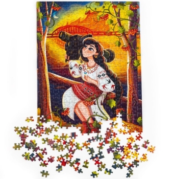 Пазли De.tail Україночка з джавеліном, 500 елементів (DT500-07) - Pampik - 2