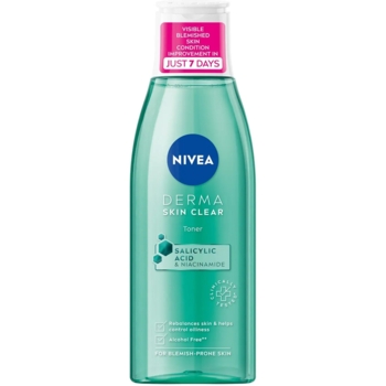 Нормалізуючий тонік для обличчя Nivea Derma Skin Clear, 200 мл - Pampik