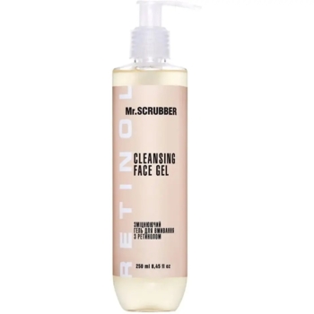 Зміцнюючий гель для вмивання Mr.Scrubber Retinol Cleansing Face Gel з ретинолом, 250 мл - Pampik