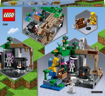 Конструктор LEGO Minecraft Підземелля скелетів, 364 деталі (21189) - Pampik - 9