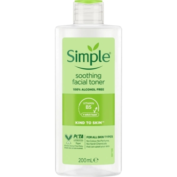 Заспокійливий тонік для обличчя Simple Soothing Facial Toner, 200 мл - Pampik