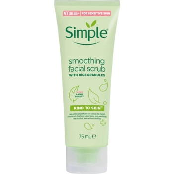 Вирівнюючий скраб для обличчя Simple Smoothing Facial Scrub, 75 мл - Pampik