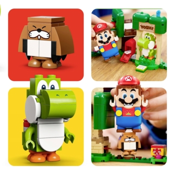 Конструктор LEGO Super Mario Набір розширення, Подарунковий будинок Йоші, 246 деталей (71406) - Pampik - 6