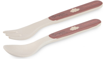 Набір посуду Canpol babies Bonjour Paris, 5 предметів, червоний (9/227_red) - Pampik - 5