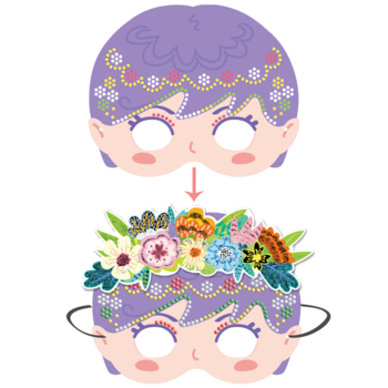 Набір для творчості Avenir Маска зі стразами Принцеси (CH201768) - Pampik - 4