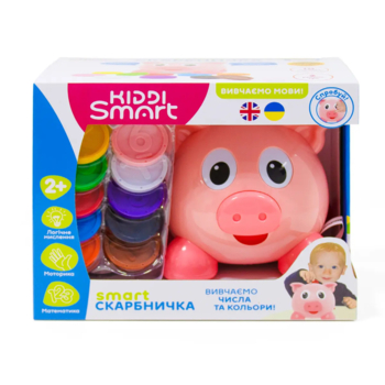 Інтерактивна іграшка Kiddi Smart Скарбничка двомовна (208441) - Pampik - 9