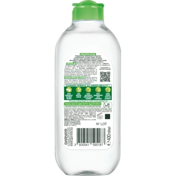 Матируюча міцелярна вода Garnier Skin Naturals, для комбінованої та чутливої ​​шкіри, 400 мл - Pampik - 2