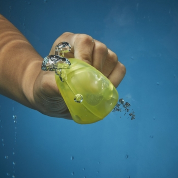 Водяные бомбочки Hasbro Nerf Super Soaker Hydro Balls 6-Pack, голубые с желтым, 6 шт. (F6393) - Pampik - 5