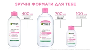 Міцелярна вода Garnier Skin Naturals, для всіх типів шкіри, 400 мл - Pampik - 6